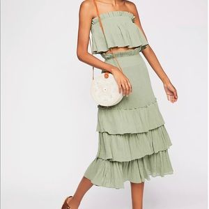 Free people Sea Breeze endless summer set in green